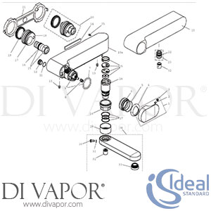 Ideal Standard Moments Bath Shower Mixer Spare Parts - IDL DV 256